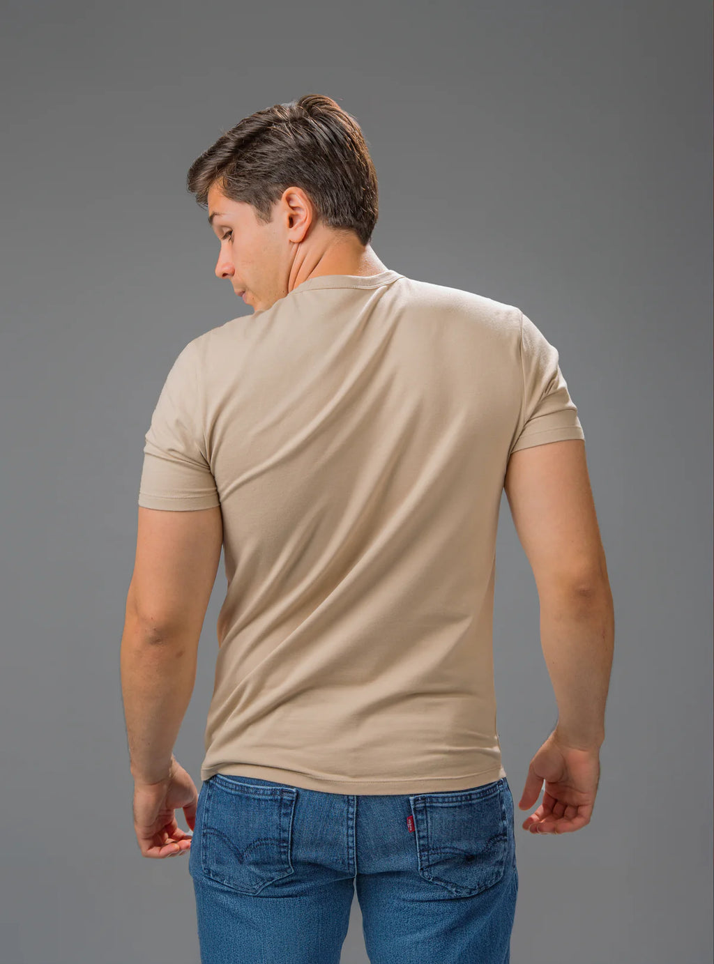 Playera Manga Corta Adulto Caballero 100% Algodon Peinado