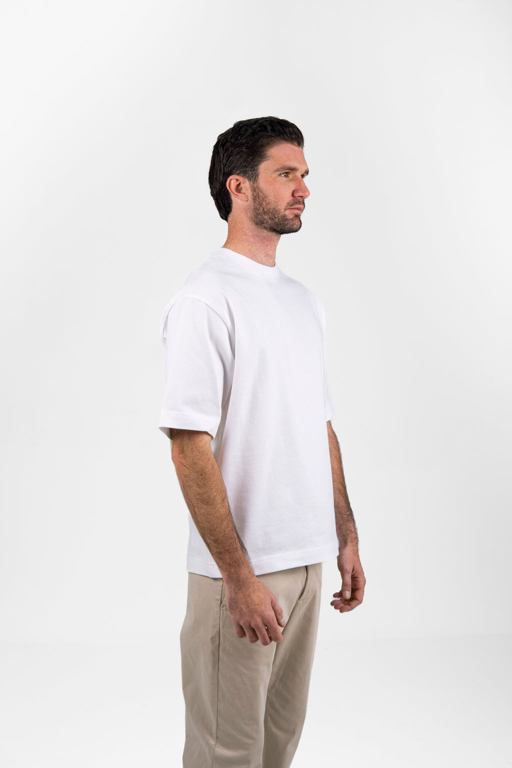 Playera Oversize 220 gramos Manga Corta estilo 11020 Blanco