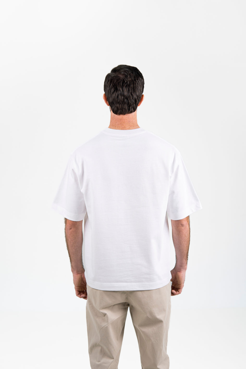 Playera Oversize 220 gramos Manga Corta estilo 11020 Blanco