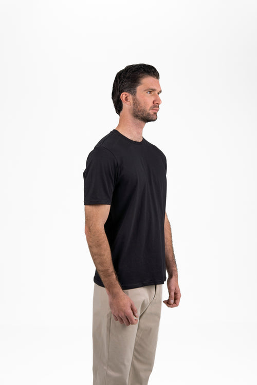 Playera Manga Corta Adulto Caballero 100% Algodon Peinado