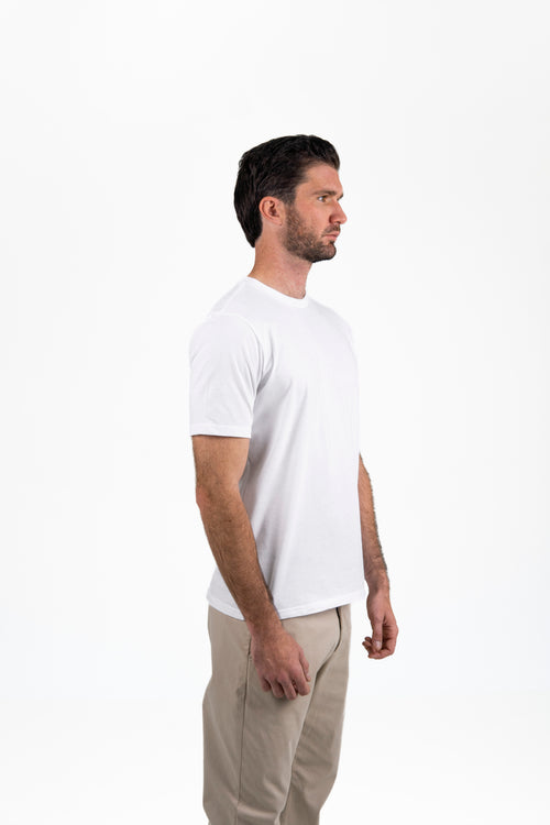 Playera Manga Corta Adulto Caballero 100% Algodon Peinado