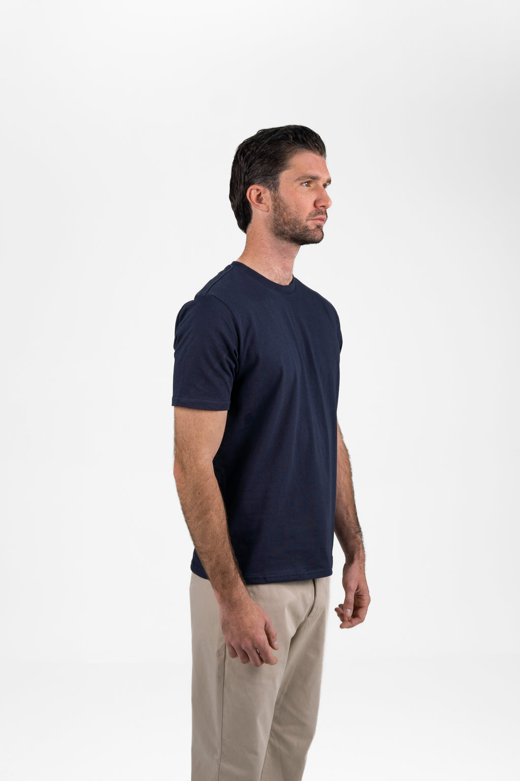 Playera Manga Corta Adulto Caballero 100% Algodon Peinado