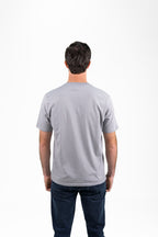 Playera Manga Corta 100% Algodon Peinado estilo 10010 Gris