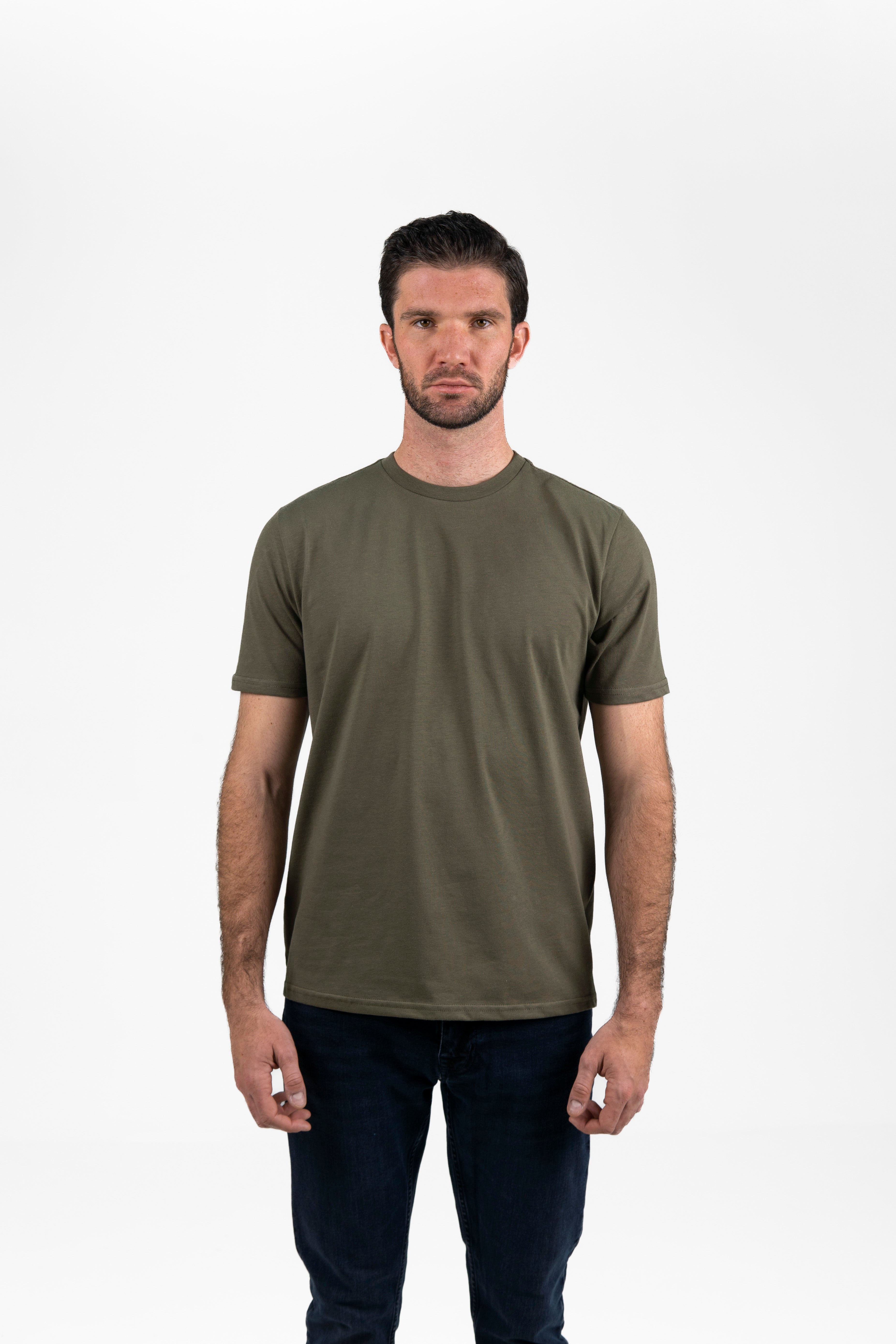 Playera Manga Corta Adulto Caballero 100% Algodon Peinado