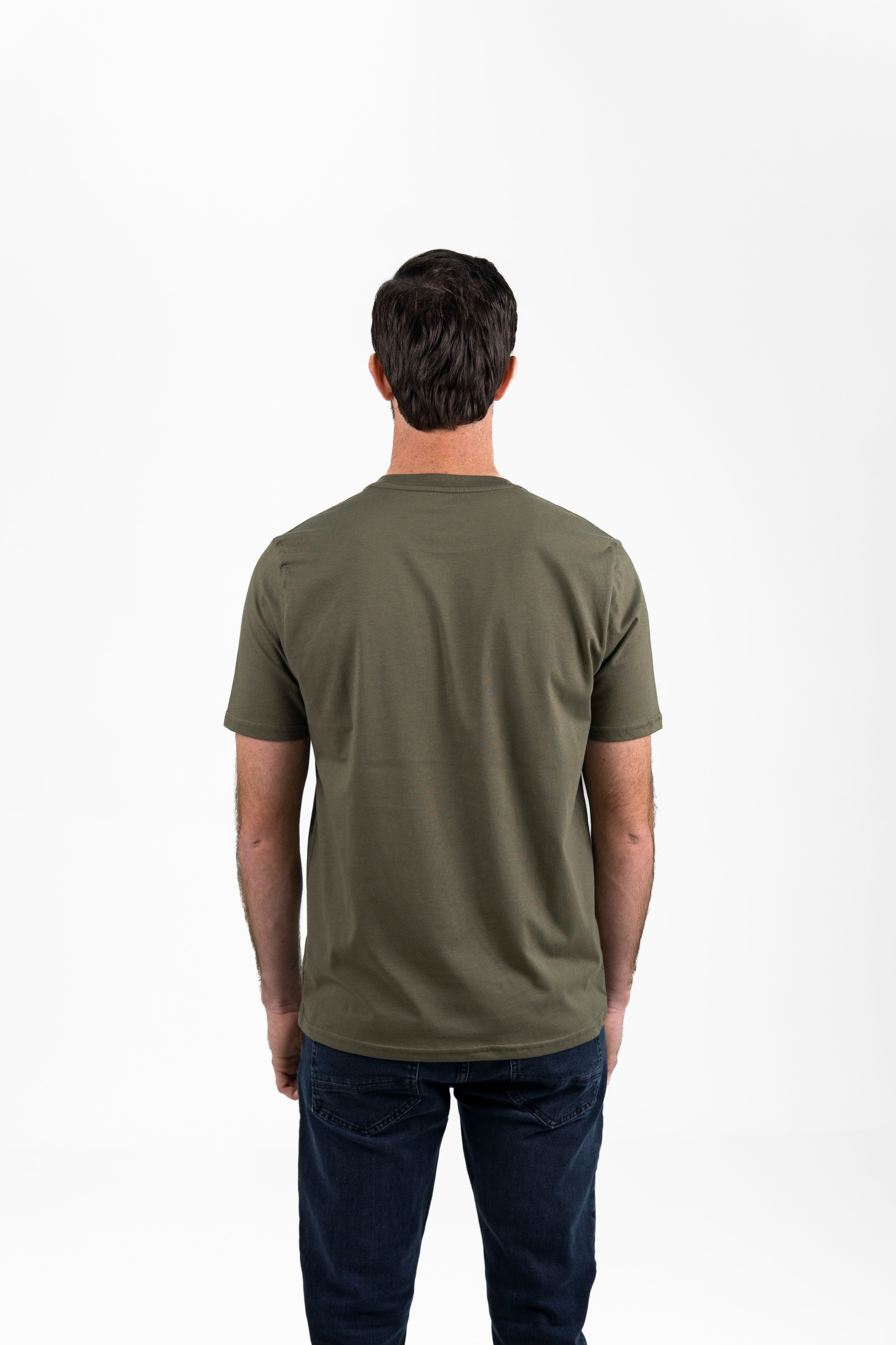 Playera Manga Corta Adulto Caballero 100% Algodon Peinado