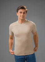 Playera Manga Corta Adulto Caballero 100% Algodon Peinado