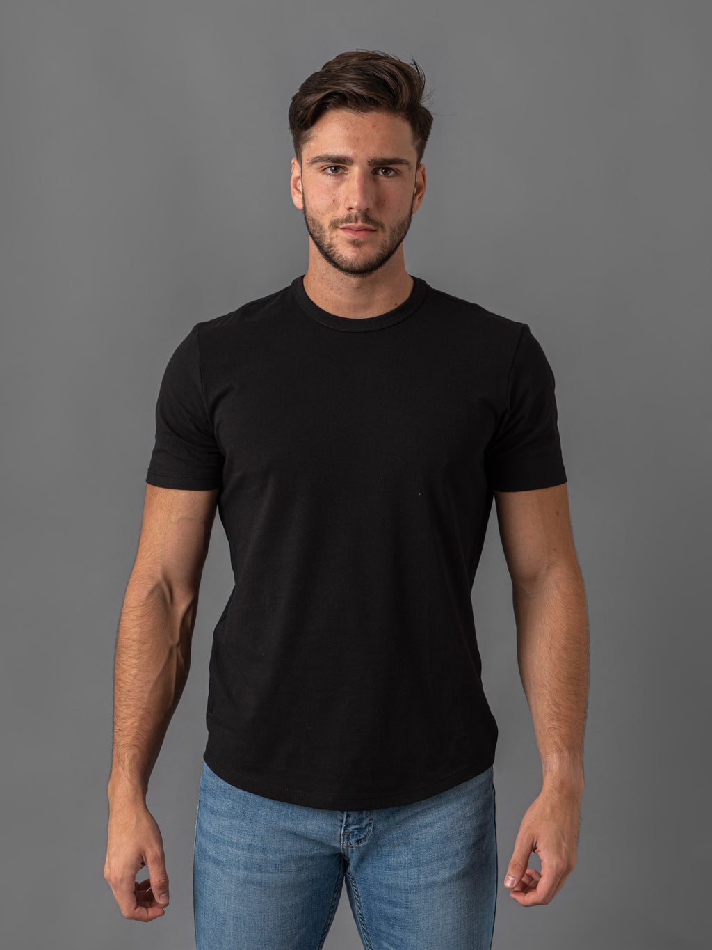 Playera Manga Corta Adulto Caballero 100% Algodon Peinado