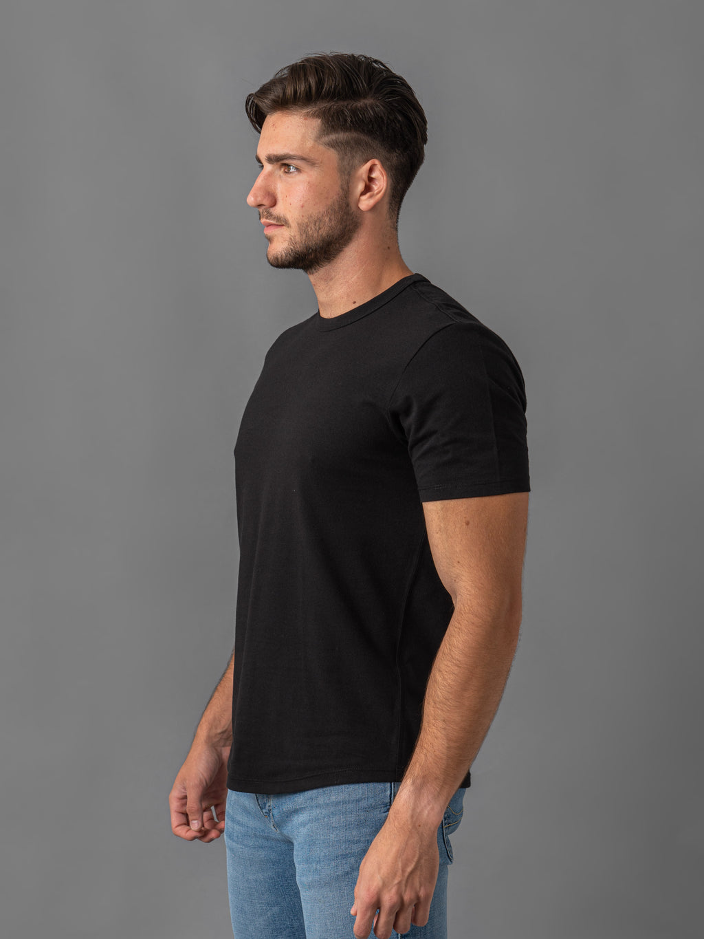 Playera Manga Corta Adulto Caballero 100% Algodon Peinado