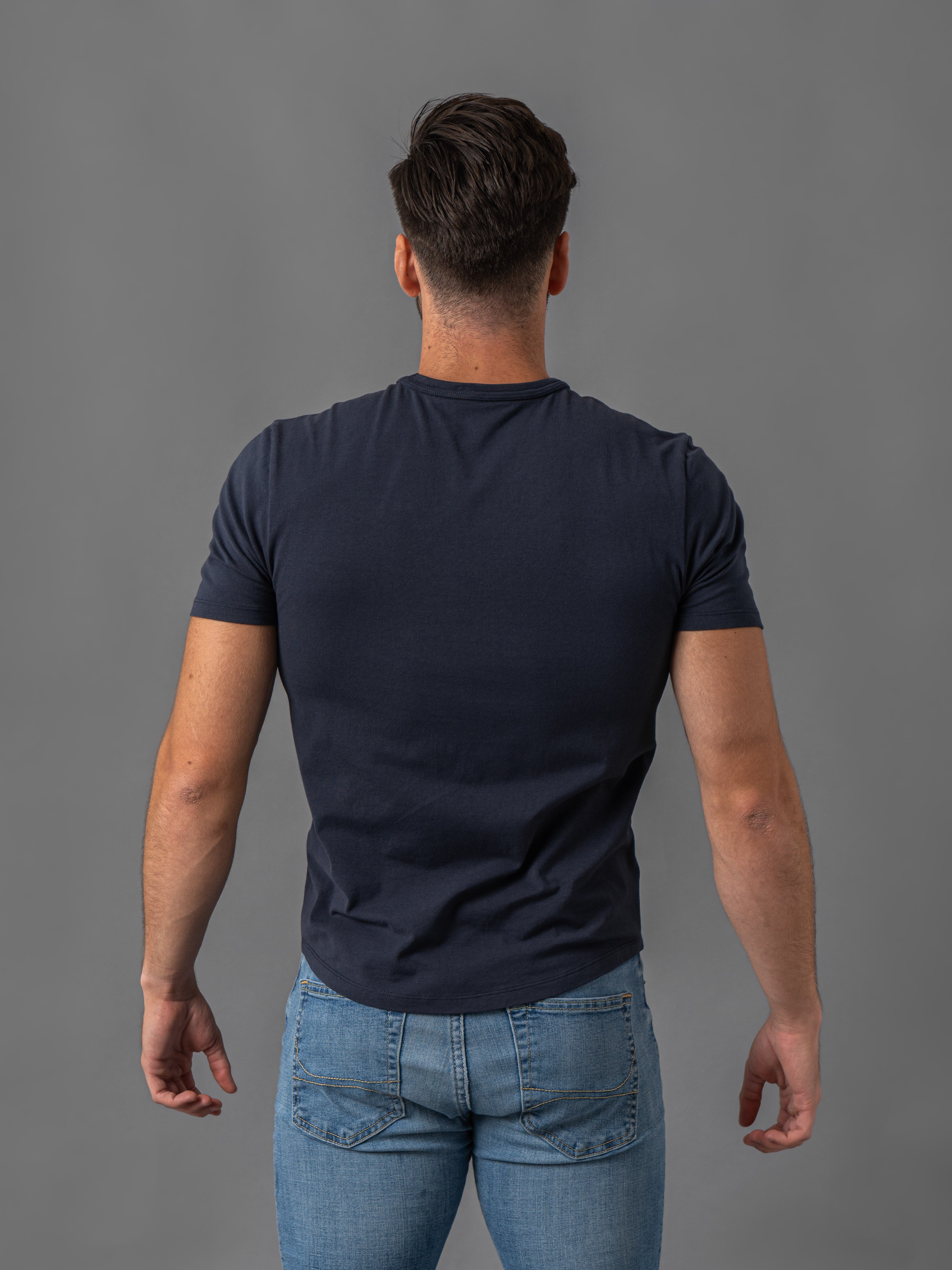 Playera Manga Corta Adulto Caballero 100% Algodon Peinado