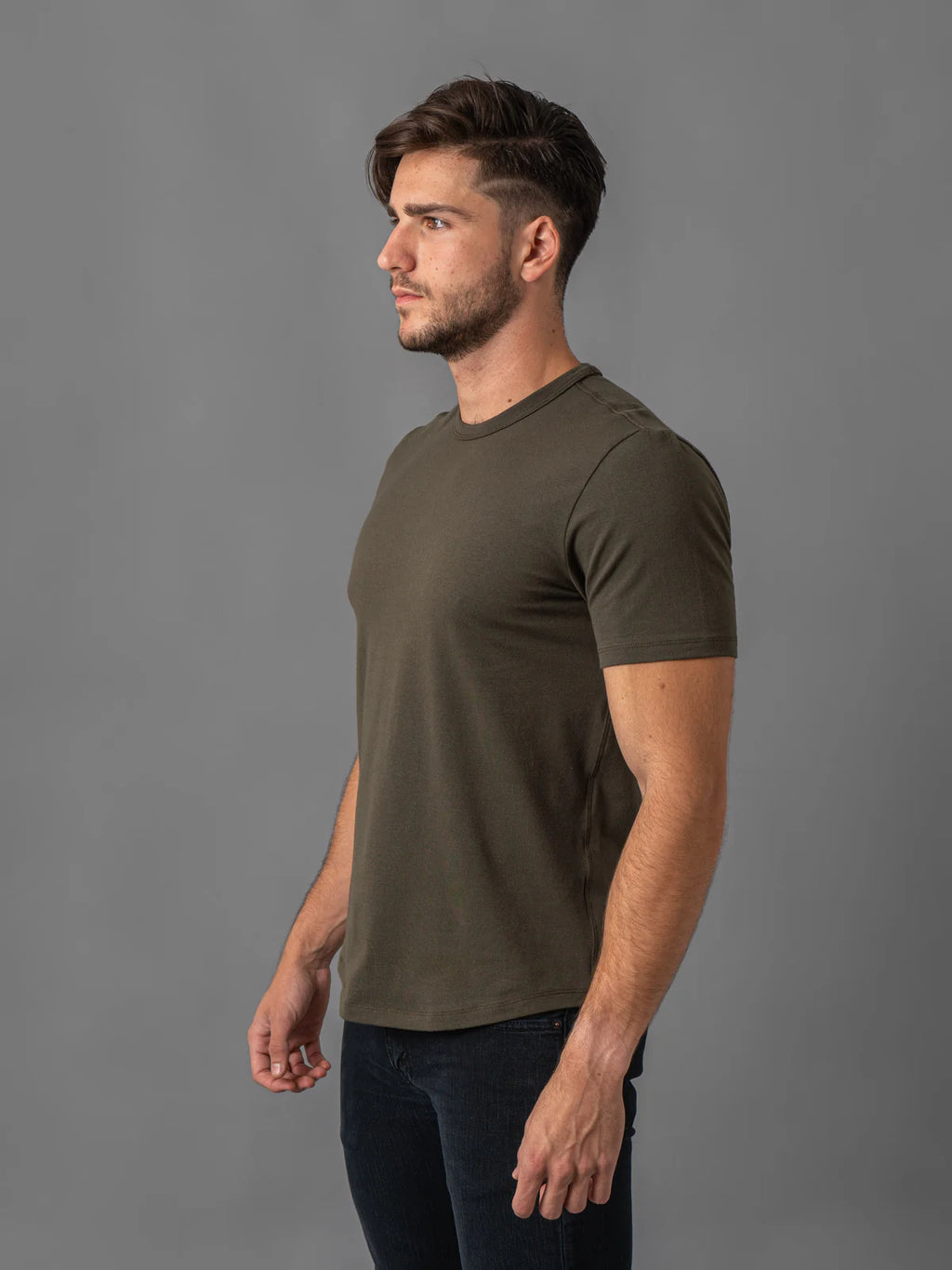 Playera Manga Corta Adulto Caballero 100% Algodon Peinado